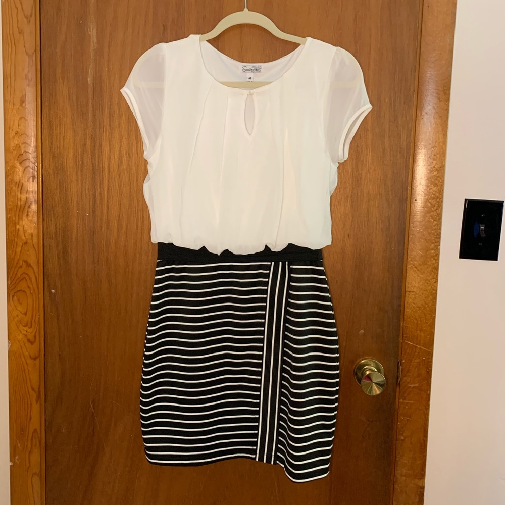 Black and White Dress